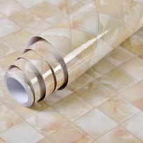 Juodojo marmuro virtuvės namų tapetai nulupkite ir priklijuokite prie stalo stalo vonios kambario PVC vandeniui atsparus lipnus kontaktinis popierius 1mx60cm