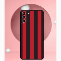 Milan Stilingas Dryžuotas Dizainas Dėklas Samsung Galaxy S22 S23 S24 Ultra Note 20 10 S8 S9 S10 Plus S21 S20 FE Minkštas Dangtelis Galaxy S9 black