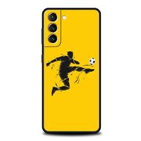 Telefono dėklas Samsung Galaxy S24 S23 S22 Ultra S20 S21 FE 5G S10 S9 Plus S10E S8 S7 Edge Dangtelis Futbolo Aistra Futbolo kamuolys Samsung S23 FE yellow