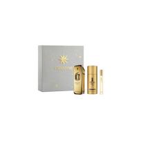 Paco Rabanne Million Gold Gift Set , deospray and miniature kvapusis vanduo vyrams 100 ml