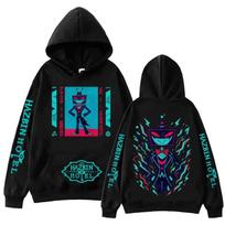 Vox Cosplay Hoodie: Unisex Harajuku Style, European Size Extra Small black