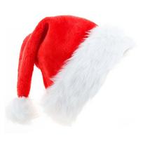 Hot Selling Plus Size Thickened Santa Claus Hat - Warm, High-Grade Long Plush Christmas Hat for Festive Season