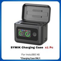 SYMIK Smart Charging Case with Screen for Insta360 X6 Lite Battery 1300mAh Xtreme Battery 2600mAh Power Combo Accessories