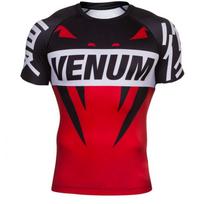 UFC Conor McGregor Short Sleeve MMA Training Rash Guard Men Quick Dry Compression Top Martial Arts XL Suggested Height: 165 red