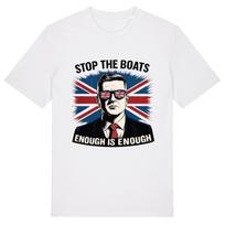 Sustabdykite Laivus - Unisex Marškinėliai Britų JK Teisingumas MBGA Tommy Robinson Laisva Kalba XXL blue