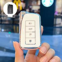 Protective Shell for Lexus ES/RX/NX/UX/LC/LS/LX/GX Car Keys, Unisex Design white
