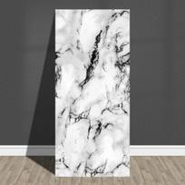 Vandeniui atspari lipni plytelių lipdukas su marmuro imitacija virtuvei ir vonios kambariui 30cm x 60cm white