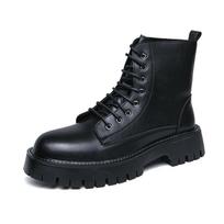 Hot Selling Men's Genuine Leather Boots Winter Fashionable Work Clothes Boots Office Men's Business Boots Outdoor Casual Boots 45