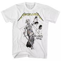 Ir teisingumas visiems 1988 m. albumo marškinėliai Balti Storo medvilnės S-4XL Unisex marškinėliai XXXXL white