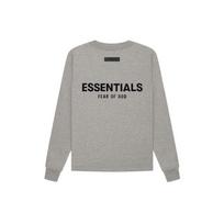 Fear of God Essentials Relaxed Crewneck SS22 Dark Oatmeal FOG-SS22-432 XS gray