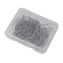 Nichromo vielos kabliukas U formos keraminis pakabinimo kabliukas su dėžute 2 x 0,6 cm 21 matuoklis 100pcs