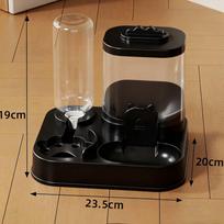 Automatic Cat & Dog Drinking Fountain and Feeder