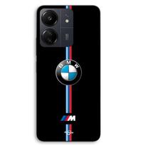 Coque téléphone - MANIACASE - Xiaomi Redmi 13C 4G - Silicone TPU - BMW logo couleur M - Noir juoda