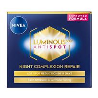 Naktinis atkuriamasis veido kremas nuo pigmentinių dėmių Nivea Luminous630®, 50 ml
