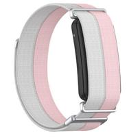 Breathable Nylon Band for Garmin CIRQA 22mm Sliding Metal Buckle Smart Band Sport Replacement Watch Straps for Men & Women rožinė