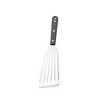 Žuvies mentelė su plyšiais, ABS/medine rankena, kepimo kastuvas, virtuvės reikmenys, kepsnių reguliatorius, kiaušinis S-Plastic Handle