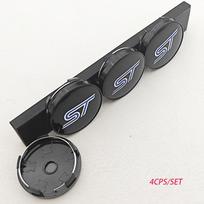 4PCS 60mm ST Line Wheel Center Hub Caps For Ford Focus Mondeo Mustang Fiesta Kuga MK2 Everest Escape Rim Cover Badge Decal Kit LL39