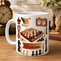 Chess ceramic cup Commemorative gift for friends and relatives Ceramic horse cup Water cup 301-400ml balta