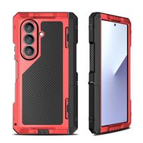 Tvirtas aliuminio metalinis dėklas, skirtas Samsung Galaxy Z Fold 8 Ultra, apsaugantis nuo kritimo, šarvuotas dėklas su įmontuota ekrano apsauga Galaxy Z Fold 8 Ultra white
