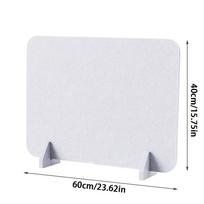 Veltinis studento stalo pertvara Akustinė valgomojo stalo izoliacinė plokštė mokyklos klasės studentų stalams Grey-40x60cm