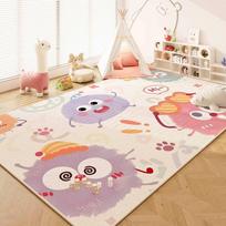 Animacinis mielas raštas Vaikų kilimas Svetainės Sofos Miegamojo Žaidimų Studijos Vonios Įėjimo Durų Kilimėlis Neslystantis Vaikų Namų Dekoro Kilimas 50x80cm beige