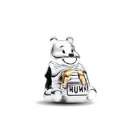 Hot Sell MINISO Disney 925  Silver Animals Mobilization Charms Beads Hot Original Bracelet Trinkets DIY Jewelry Women white