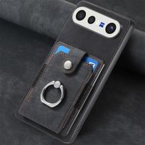 For Vivo X300 FE PU Leather Wallet Card Slot Ring Holder Shockproof Case For Vivo X300FE Phone Protection Stand Bracket Cover Vivo X300 FE juoda