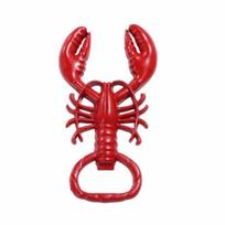 Metal Lobster Corkscrew Bottle Opener Portable Multifunctional Keychain Creative Wine Bottle Remover Oktoberfest Gift raudona