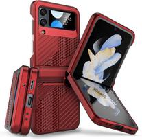 Skirta Samsung Galaxy Z Flip 4 5g dėklas Skirta Samsung Z Flip 4 vyrio dėklas Atsparus smūgiams pusiau automatinis vyrio apsauginis dangtelis Case