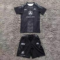 Mens Muay Thai Boxing Training Set Quick-Dry Stretch T-Shirt Shorts Athletic Wear Gym Fighting Sports Adult XL Height 170-175cm