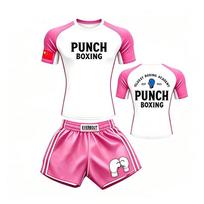Vaikų MMA Treniruočių Rinkinys Trumpomis Rankovėmis Bokso Uniforma Muay Thai Kickbokso Kovos Sportas Kids XXXL Recommended Height 140cm