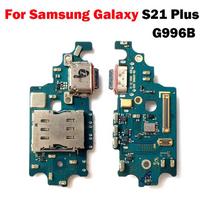 Skirta Samsung Galaxy S21 S22 S23 Plus Ultra USB įkrovimo prievado lizdo doko SIM kortelės skaitytuvo jungties įkrovimo prievado lankstaus kabelio dalys S21 Plus G996B