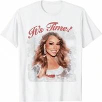 2023 Summer  Mariah Carey Official Hot Selling Print T-Shirt With Fashion Sense Wounisex Clothing 3XL white