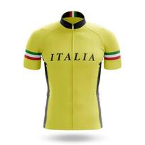 Italia Mens Cycling Jersey Set Bib Shorts Road Bike Riding Outfit Biking Gear XL yellow