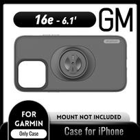 Smūgiams atsparus dėklas Garmin dviračių laikikliams / Laikikliams Apple IPhone 17 16 15 14 13 12 11 8 7 Pro X Max Plus SE Apsauginis dangtelis gray