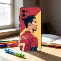 F-Futbolas C-CR7 Ronaldo 7 Telefono dėklas Samsung S25,S24,S21,S22,S23,S30,Ultra,S20,Plus,Fe,Note,10,9,5G Juodas dangtelis Samsung S20fe