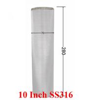 70x150/280mm 10-1000 Akių Filtravimo Tinklelis 304 316 Nerūdijantis Plienas 10  5  Inline Filtravimo Kiaurasamtis Namų Alaus Virimui (as the picture,80 Mesh&1 pc)