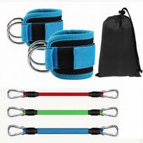 Ankle Resistance Bands with Cuffs Padded Tubes Adjustable Glute Workout