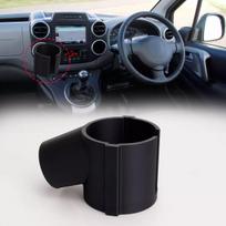 Car Cup Holder Mounts Phone Holder Push Storage Beverage Rack Car Interior Accessories for Peugeot Partner Citroen Berlingo black 1pcs gray