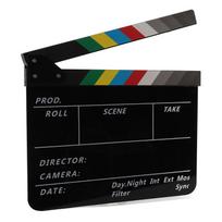 Filmo režisieriaus lenta Spalvinga akrilinė filmo lenta su lenta, trintuku, markeriu, veržliarakčiu