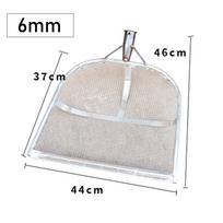 Screen Soil Shovels Stainless Steel Easy to Clean Comfortable Handle Sieve Yard for 6mm white
