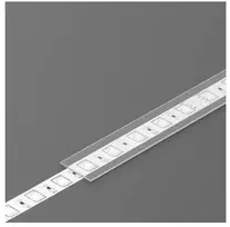 LED juostos profilio dangtelis A1 SLIDE, skaidrus, 2m