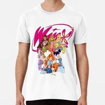 Winx Club S-5XL Pagaminta JAV 100% medvilnės marškinėliai Vyriški marškinėliai Viršus XL pink