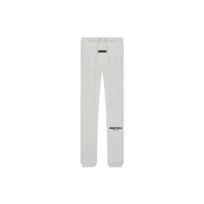 Fear of God Essentials Fleece Joggeriai SS22 su šviesiai avižiniu logotipu Unisex kelnės FOG-SS22-497 XXS white