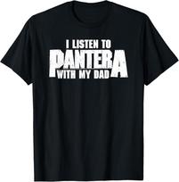 Pantera Oficialūs Marškinėliai „Aš klausau Pantera su savo tėčiu“ S black