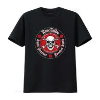 NAUJAS Rožės Tatuiruotės Juosta Logotipas Šeima Juoda Visų Dydžių Marškinėliai trumpos rankovės vintažinis Išskalbtas Stilingas Minkštas mada XXXXXL black