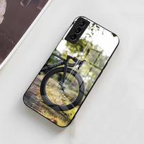 MTB Kalnų Dviratis Dviračių Dviračio Telefono Dėklas Skirtas Samsung A56 A36 A26 A16 A15 A25 A35 A55 A14 A34 A24 A54 Stiklinis Dėklas Samsung A23 black