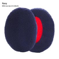 Winter Warm Windproof Fleece Ear Muffs Cold Weather Earmuffs Ear Warmers Navy M blue