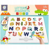 Magnetinė edukacinė lenta „Letter Magnets“ – mokymuisi nuo 3 metų