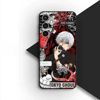 Dėklas Motorola Moto G86 G57 E14 E15 G14 G34 G67 G84 G24 A54 G15 Power E22 Dangtelis Telefono dėklas Tokyo Ghoul Komiksai Ken Kaneki Motorola Moto E22 black